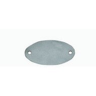 C.H. Hanson 41698 34 X 1-1132 Stainless Steel Oval Blank Tags 100 Pk-1