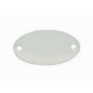 C.H. Hanson 41741 1 X 1-78 Aluminum Oval Blank Tags 100 Pk-1