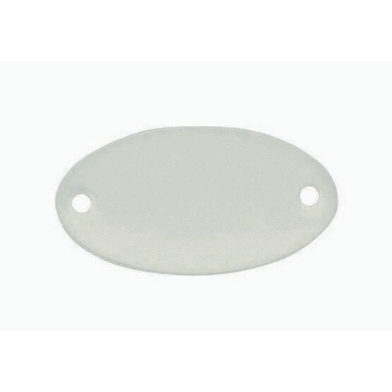 C.H. Hanson 41741 1 X 1-78 Aluminum Oval Blank Tags 100 Pk-1