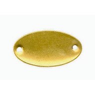 C.H. Hanson 41742 1 X 1-78 Brass Oval Blank Tags 100 Pk-1