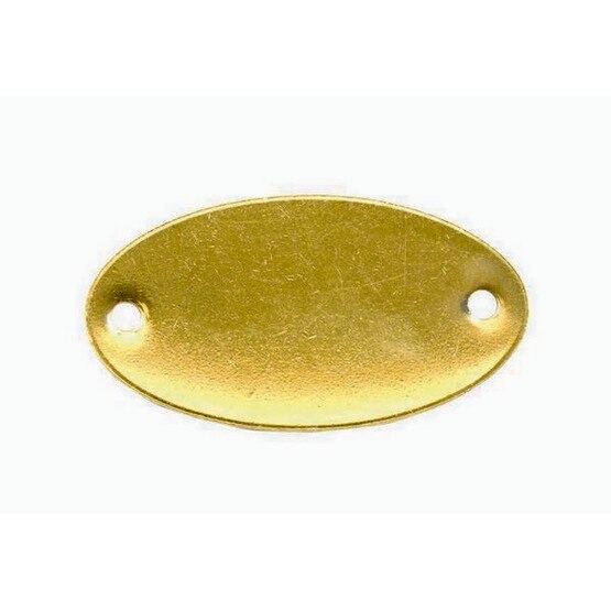 C.H. Hanson 41742 1 X 1-78 Brass Oval Blank Tags 100 Pk-1