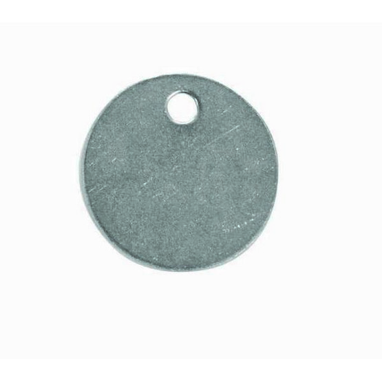 C.H. Hanson 41848 1-38 Diameter Stainless Steel Round Blank Tags 100 Pk-1