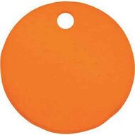 C.H. Hanson 43001 1-12 Diameter Anodized Aluminum-orange Round Blank Tags 5 Pk-1