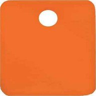 C.H. Hanson 43003 1-12 Anodized Aluminum-orange Square Blank Tags 5 Pk-1