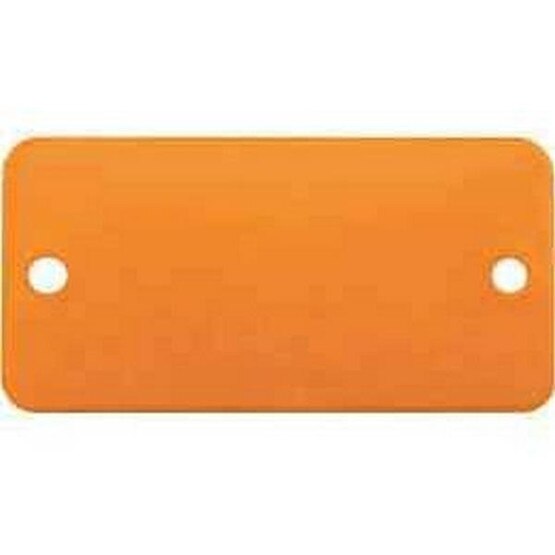 C.H. Hanson 43004 1 X 3 Anodized Aluminum-orange Rectangle W Rounded Corners Blank Tags 5 Pk-1