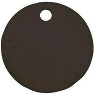 C.H. Hanson 43015 3 Diameter Anodized Aluminum-black Round Blank Tags 5 Pk-1