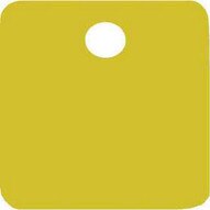 C.H. Hanson 43027 1-14 Anodized Aluminum-gold Square Blank Tags 5 Pk-1