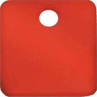 C.H. Hanson 43028 1-14 Anodized Aluminum-red Square Blank Tags 5 Pk-1