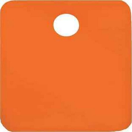 C.H. Hanson 43029 1-14 Anodized Aluminum-orange Square Blank Tags 5 Pk-1