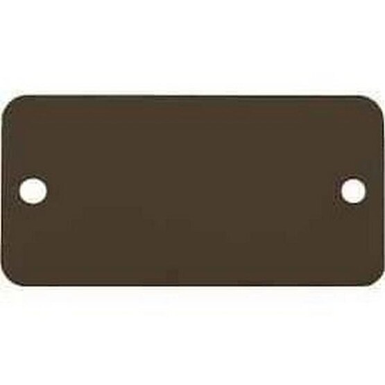 C.H. Hanson 43035 1 X 2 Anodized Aluminum-black Rectangle W Rounded Corners Blank Tags 5 Pk-1