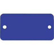 C.H. Hanson 43041 1-12 X 3 Anodized Aluminum-blue Rectangle W Rounded Corners Blank Tags 5 Pk-1