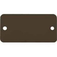 C.H. Hanson 43045 2 X 4 Anodized Aluminum-black Rectangle W Rounded Corners Blank Tags 5 Pk-1