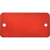C.H. Hanson 43048 2 X 4 Anodized Aluminum-red Rectangle W Rounded Corners Blank Tags 5 Pk-1