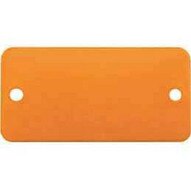 C.H. Hanson 43049 2 X 4 Anodized Aluminum-orange Rectangle W Rounded Corners Blank Tags 5 Pk-1