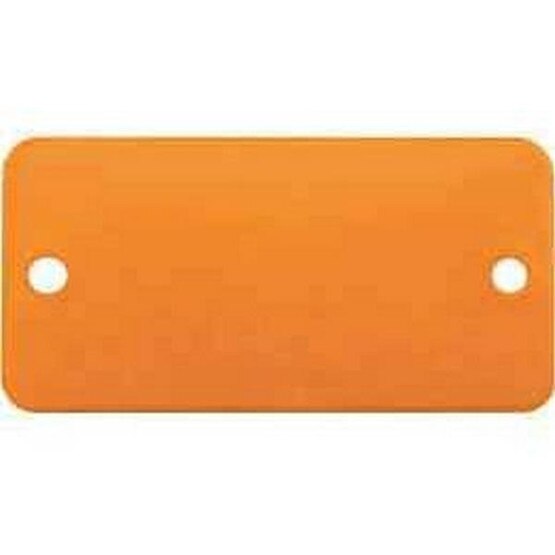 2-9/16 x 1-3/8 Anodized Aluminum Tags Blank Ovals