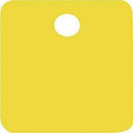 C.H. Hanson 43079 1-12 Anodized Aluminum-yellow Square Blank Tags 5 Pk-1