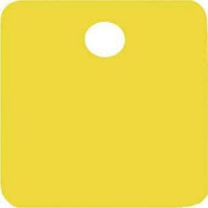 C.H. Hanson 43087 1 Anodized Aluminum-yellow Square Blank Tags 5 Pk-1