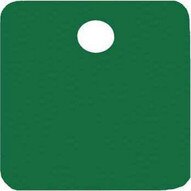 C.H. Hanson 43092 2 Anodized Aluminum-green Square Blank Tags 5 Pk-1