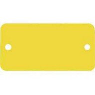 C.H. Hanson 43098 2 X 4 Anodized Aluminum-yellow Rectangle W Rounded Corners Blank Tags 5 Pk-1