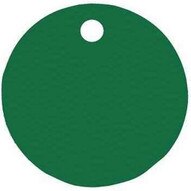 C.H. Hanson 43102 1-12 Diameter Anodized Aluminum-green Round Blank Tags 5 Pk-1