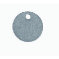 C.H. Hanson 43125 1-12 Diameter 316 Stainless Steel Round Blank Tags 10 Pk-1