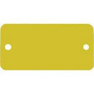 C.H. Hanson 43170 1 X 3 Anodized Aluminum-gold Rectangle W Rounded Corners Blank Tags 5 Pk-1