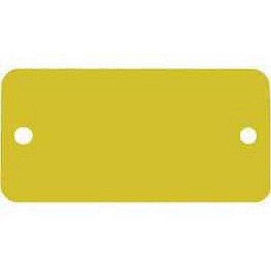 C.H. Hanson 43170 1 X 3 Anodized Aluminum-gold Rectangle W Rounded Corners Blank Tags 5 Pk-1