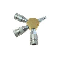 Coilhose Pneumatics 3133-58C 3 Port Flat Hex Manifold 38 Industrial Interchange-1