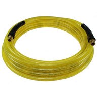 Coilhose Pneumatics Pfe41004-ty Flexeel Hose 1 4 Id X 100' 1 4 Mpt Reinforced Poly Straight Hose - Transparent Yellow-1