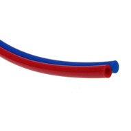 Coilhose Pneumatics PT0404-100RB Bonded Polyurethane Tubing 14 Od X .160 Id X 100' Red Blue-1