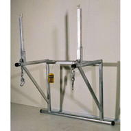 DuraChute 0310 onstruction Chute- Basic Support Frame wHopper Stands-1