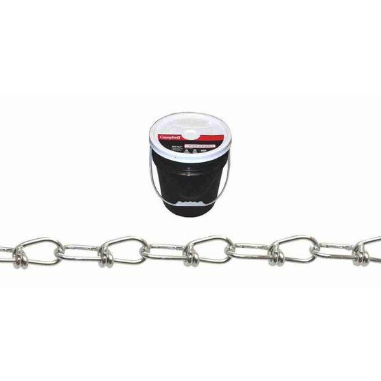 Campbell 0752023 2 0 Double Loop (inco) Chain Zinc Plated 350' Per Round Pail-1