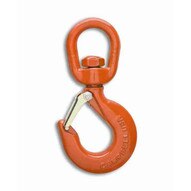 Campbell 3952215PL #2 Alloy Swivel Hoist Hook Wlatch 1 Ton Forged Alloy Painted Orange-1