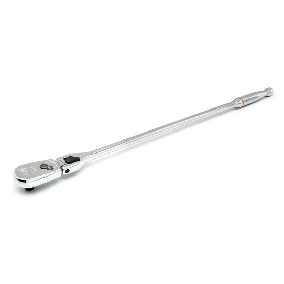 Gearwrench 81363T 12 Drive 90 Tooth Full Polish Locking Flex Head Teardrop Ratchet 24-2