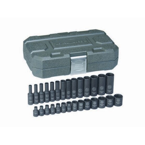 Gearwrench 84901 28 Pc. Impact Socket Set Metric 14 Drive-1