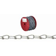 Campbell AW0751024 10 Double Loop (inco) Chain Zinc Plated 100' Per Reel-1