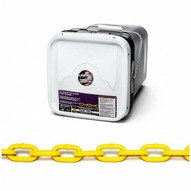 Campbell PD0143426 1 4 Grade 30 Proof Coil Chain Yellow Polycoat 75' Per Square Pail-1
