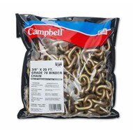 Campbell T0513668 516 X 20' Grade 70 Binder Chain Wclevis Grab Hooks 3 Per Pail-1