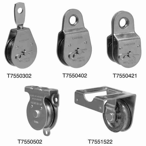 Campbell T550302 2 Swivel Eye Single Sheave Heavy Duty Steel Pulley Campbell T550302 2 Swivel Eye Single Sheave Heavy Duty Steel Pulley
