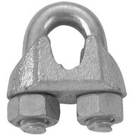Campbell T7670459 3/8in Wire Rope Clip, Electro-galvanized