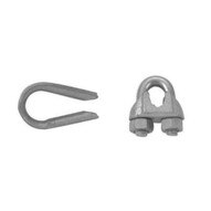 Campbell T7670479 12 Wire Rope Clip Electro-galvanized (5 In A Box)-1