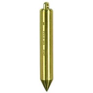 Lufkin 590 20 Oz Plumb Bob Solid Brass Inage Cylindrical Shape-1