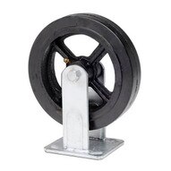 Jescraft CTR-8MRR Caster - 8 Mold on Rubber (Rigid)-1