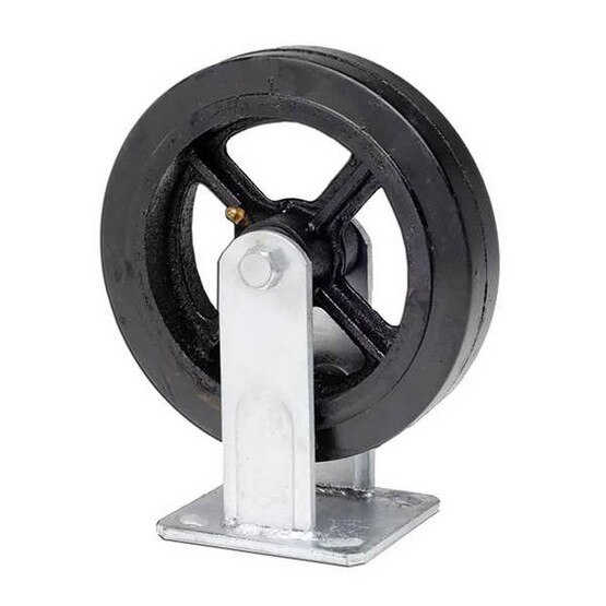 Jescraft CTR-8MRR Caster - 8 Mold on Rubber (Rigid)-1