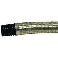 Dixon Valve BOC-T08 12 304ss Braided Black-conductive True Id Convoluted Ptfe Hose-1