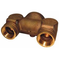 Dixon Valve CDMHCB60230 Straight 6 Npt X (2) 3 Npt Concealed Hydrant Body-brass-1