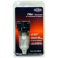 Dixon Valve F07-200AC 14 Series 1 Carded Mini Filter Auto Transparent Bowl 5 Micron-1