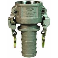 Dixon Valve HAC300EZ 3 Hastelloy Ez Bosslock Female Coupler X Hose Shank-1