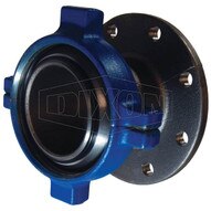 Dixon Valve HUM206400FLG-ST 4 Fig.206 Male Ham Union X 125# Flng-short (wnut & Buna O'ring)-1