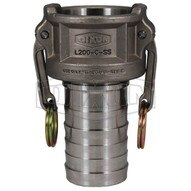 Dixon Valve L100-C-SS 1 316ss Vent-lock Female Coupler X Hose Shankcrimp Ferrule Compatible-1